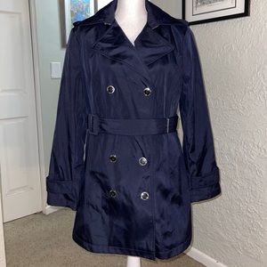 Brand New Calvin Klein Navy Trench Coat